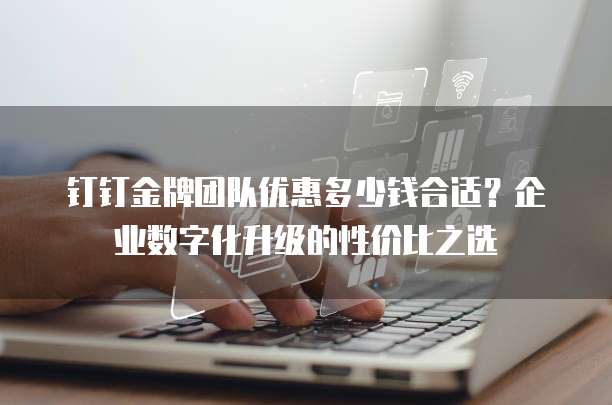 钉钉金牌团队优惠多少钱合适？企业数字化升级的性价比之选
