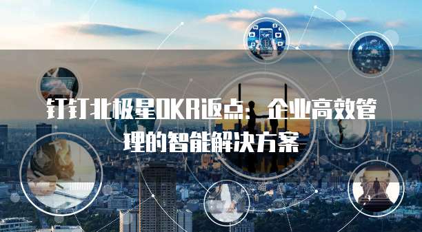 钉钉北极星OKR返点:企业高效管理的智能解决方案