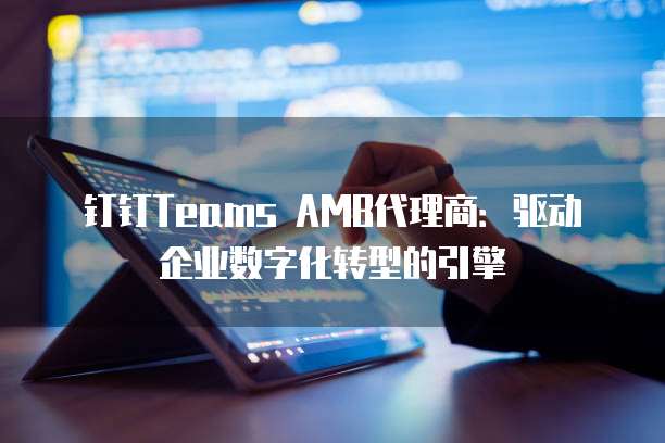 钉钉Teams AMB代理商：驱动企业数字化转型的引擎