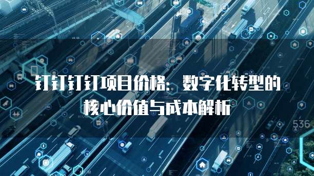 钉钉钉钉项目价格:数字化转型的核心价值与成本解析