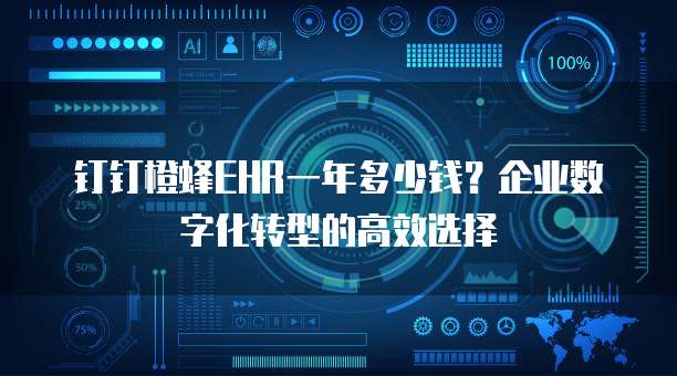 钉钉橙蜂EHR一年多少钱?企业数字化转型的高效选择