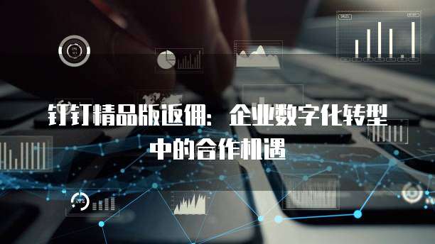 钉钉精品版返佣:企业数字化转型中的合作机遇