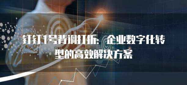 钉钉1号背调打折:企业数字化转型的高效解决方案