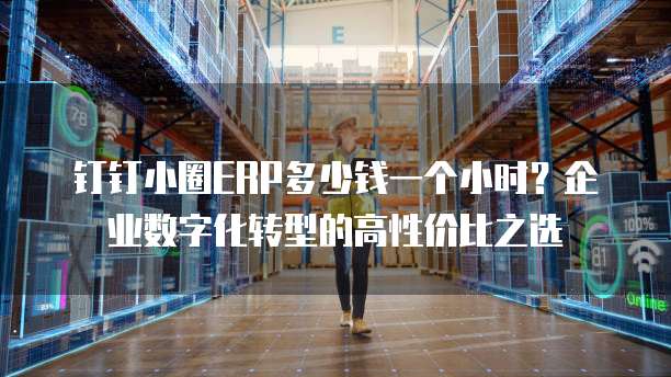 钉钉小圈ERP多少钱一个小时?企业数字化转型的高性价比之选