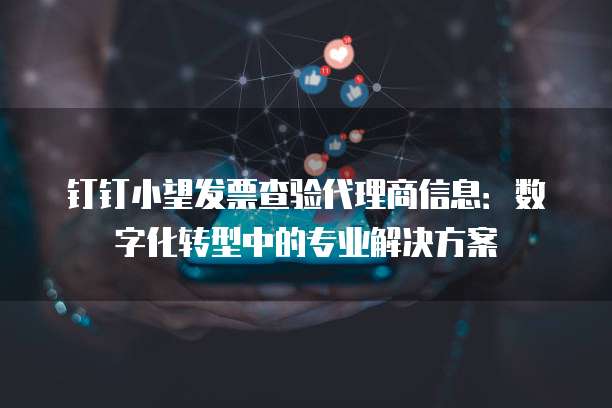 钉钉小望发票查验代理商信息：数字化转型中的专业解决方案