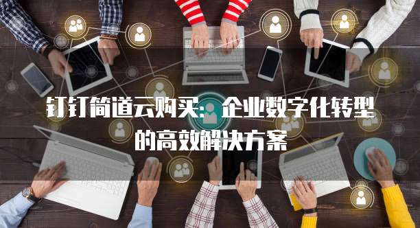 钉钉简道云购买：企业数字化转型的高效解决方案