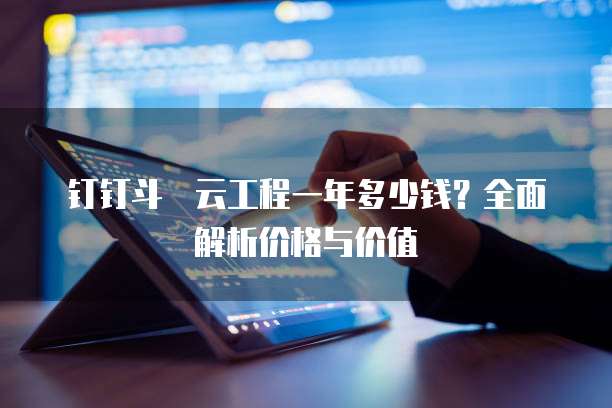 钉钉斗栱云工程一年多少钱？全面解析价格与价值