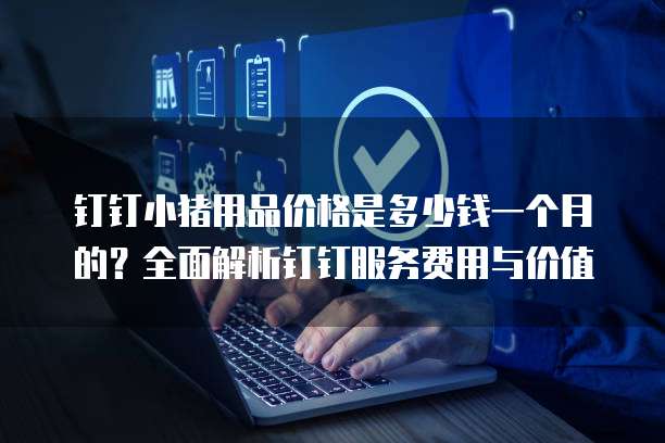 钉钉小猪用品价格是多少钱一个月的?全面解析钉钉服务费用与价值