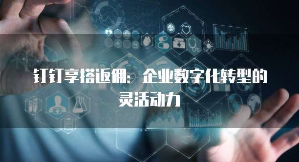 钉钉享搭返佣：企业数字化转型的灵活动力