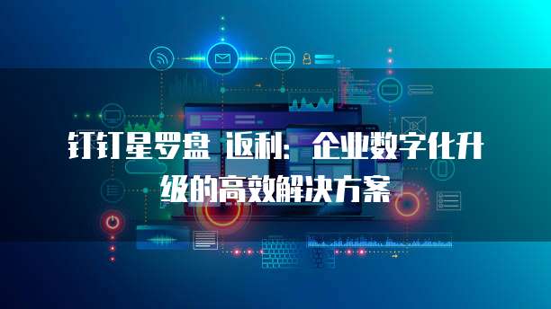 钉钉星罗盘 返利:企业数字化升级的高效解决方案