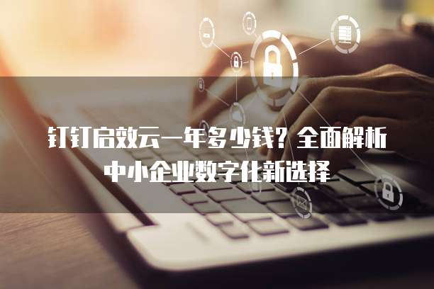 钉钉启效云一年多少钱?全面解析中小企业数字化新选择