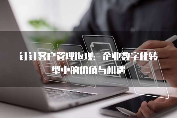 钉钉客户管理返现:企业数字化转型中的价值与机遇