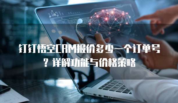 钉钉悟空CRM报价多少一个订单号？详解功能与价格策略