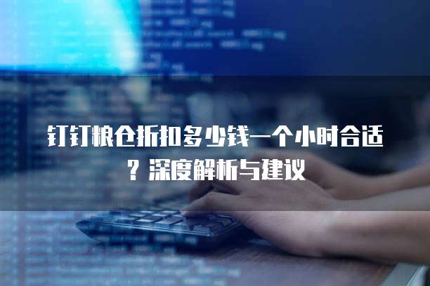 钉钉粮仓折扣多少钱一个小时合适？深度解析与建议