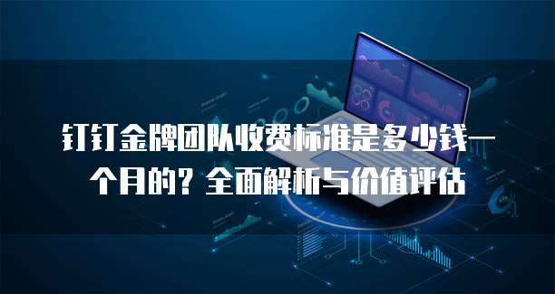 钉钉金牌团队收费标准是多少钱一个月的?全面解析与价值评估