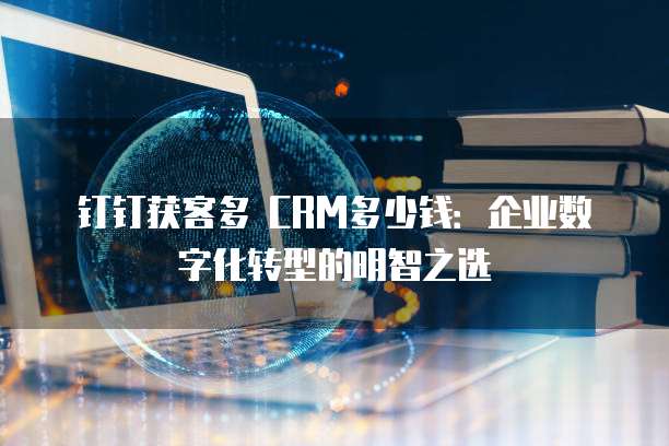 钉钉获客多 CRM多少钱:企业数字化转型的明智之选