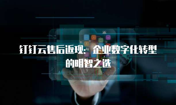 钉钉云售后返现:企业数字化转型的明智之选
