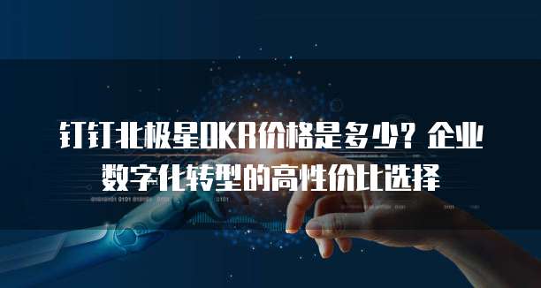 钉钉北极星OKR价格是多少？企业数字化转型的高性价比选择