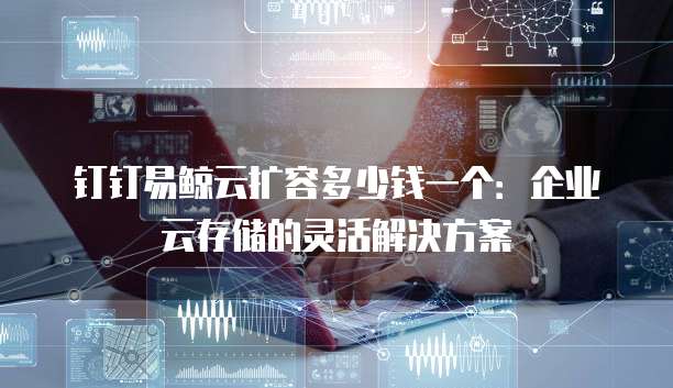 钉钉易鲸云扩容多少钱一个:企业云存储的灵活解决方案