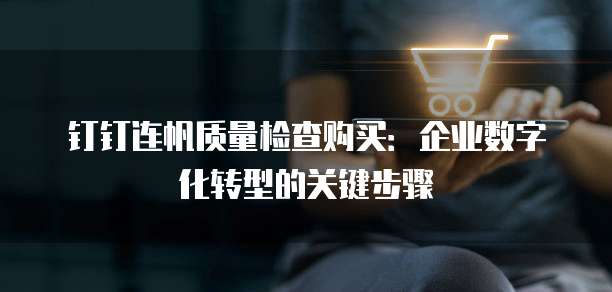 钉钉连帆质量检查购买：企业数字化转型的关键步骤