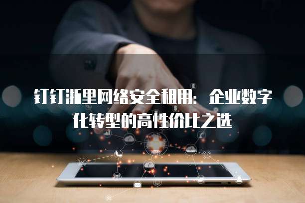 钉钉浙里网络安全租用:企业数字化转型的高性价比之选