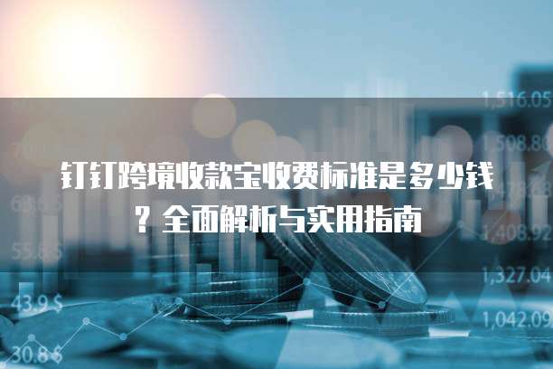 钉钉跨境收款宝收费标准是多少钱？全面解析与实用指南