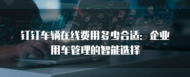 钉钉车辆在线费用多少合适:企业用车管理的智能选择
