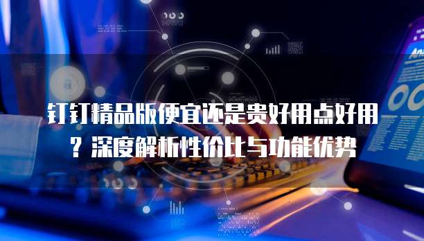 钉钉精品版便宜还是贵好用点好用?深度解析性价比与功能优势