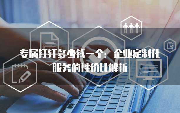 专属钉钉多少钱一个:企业定制化服务的性价比解析