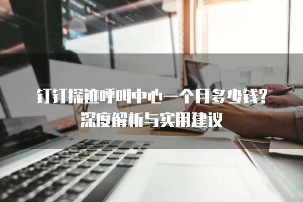 钉钉探迹呼叫中心一个月多少钱?深度解析与实用建议