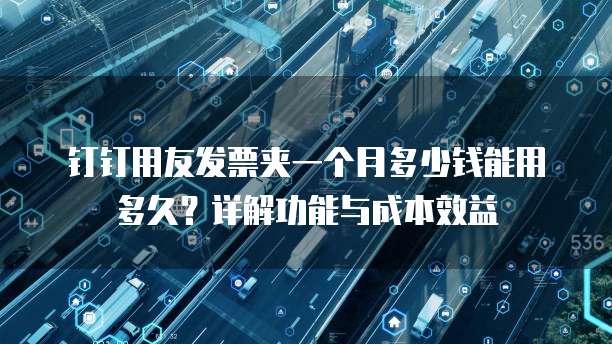 钉钉用友发票夹一个月多少钱能用多久？详解功能与成本效益