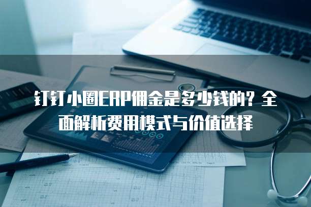 钉钉小圈ERP佣金是多少钱的？全面解析费用模式与价值选择