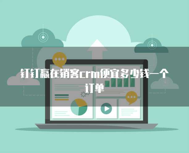 钉钉赢在销客crm便宜多少钱一个订单