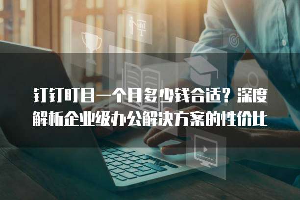 钉钉盯目一个月多少钱合适?深度解析企业级办公解决方案的性价比