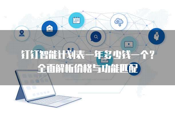 钉钉智能计划表一年多少钱一个?全面解析价格与功能匹配