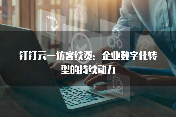 钉钉云一访客续费:企业数字化转型的持续动力