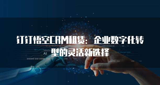 钉钉悟空CRM租赁：企业数字化转型的灵活新选择