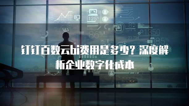 钉钉百数云bi费用是多少？深度解析企业数字化成本
