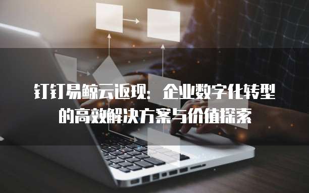 钉钉易鲸云返现:企业数字化转型的高效解决方案与价值探索
