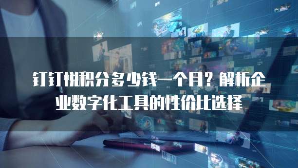 钉钉悦积分多少钱一个月?解析企业数字化工具的性价比选择