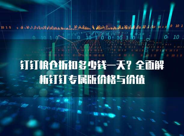 钉钉粮仓折扣多少钱一天？全面解析钉钉专属版价格与价值
