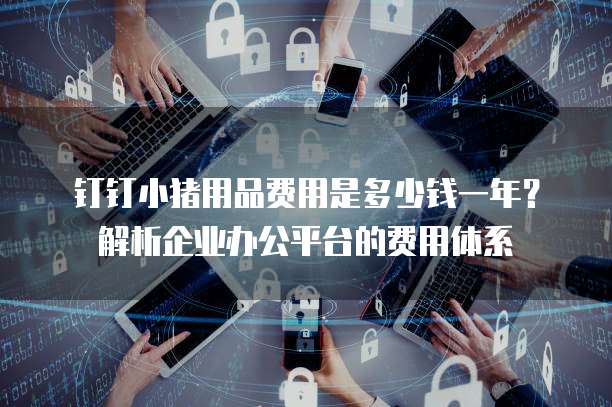 钉钉小猪用品费用是多少钱一年？解析企业办公平台的费用体系