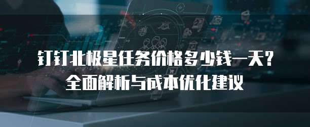 钉钉北极星任务价格多少钱一天？全面解析与成本优化建议