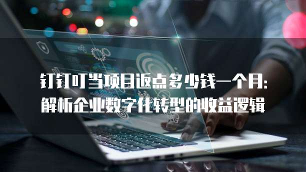 钉钉叮当项目返点多少钱一个月:解析企业数字化转型的收益逻辑